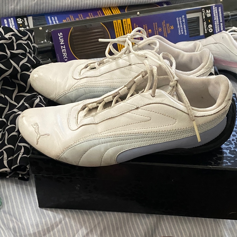 Puma White Athletic Shoes